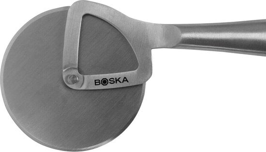 Boska Coupe-pizza Monaco+ - Rouleau à pizza - acier inoxydable - Coupe-pizza ergonomique - Boîte cadeau - Idées cadeaux pour hommes - Ustensiles de cuisine - Accessoires de cuisine - Garantie à vie