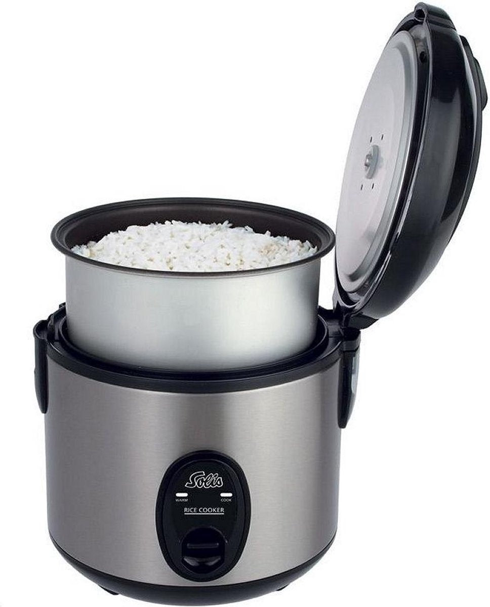 Solis Compact Rice Cooker 821 Cuiseur de riz - Cuiseur de riz - 4 Portions - Silver