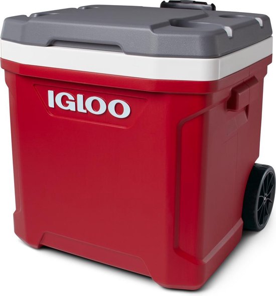 Igloo Latitude 60 Roller - Glacière à roulettes - 56 litres - Rouge