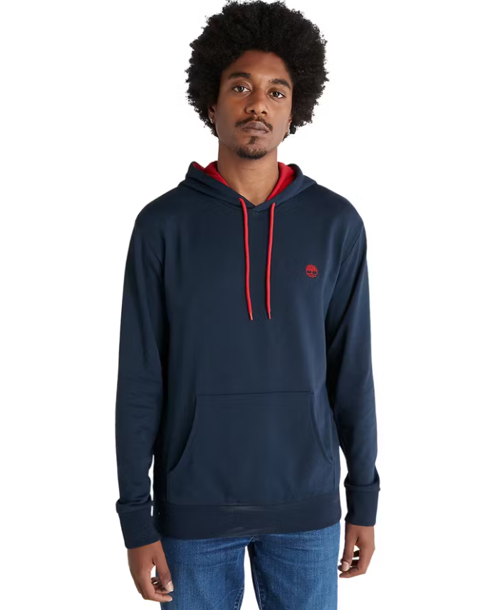 Timberland Hoodie Oyster Loopback - Homme - Bleu marine - Taille L