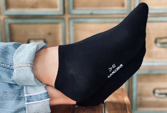Bamboo Elements - 12 paires de chaussettes - Assorties - Chaussettes en bambou - Chaussettes de tennis homme - Chaussettes de tennis femme - Chaussettes de tennis