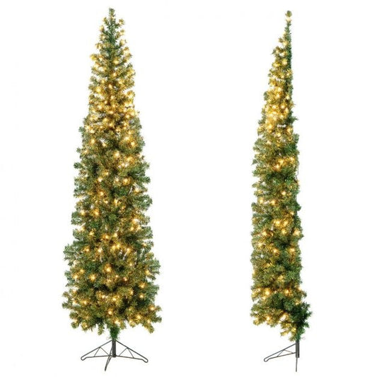 Coast Half Artificial Christmas Tree with 150 LED lights - 210 cm