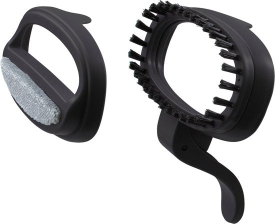 Tomado TSH1201B - Défroisseur pour vêtements - Défroisseur pour les mains - Démêleur - Nettoyeur à vapeur - 2 brosses incluses - Noir