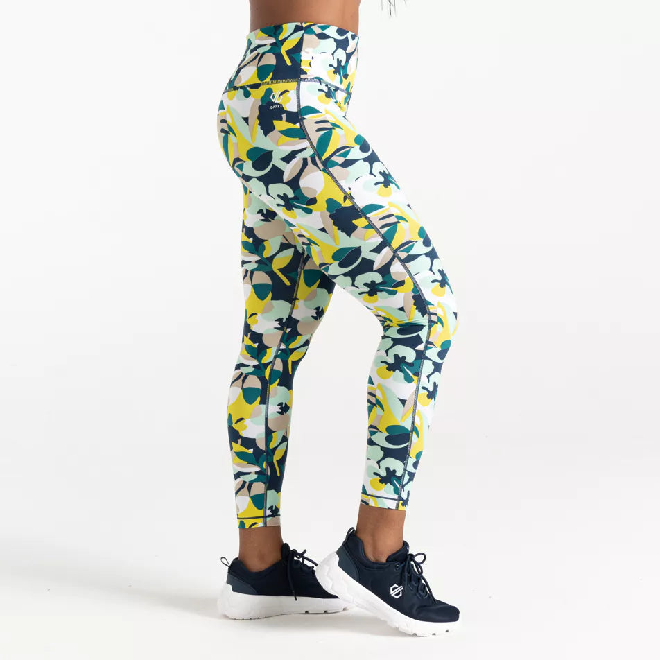 Dare2B Influential Leggings - Recyclé - Résistant au squat - Séchage rapide - Poche à clés - Réfléchissant