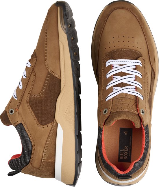 Bullboxer - Sneaker - Hommes - Cognac - 45 - Baskets