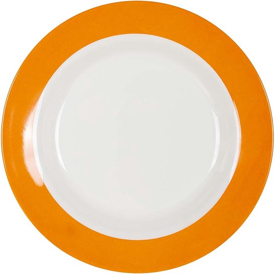 Gimex - Colour Line - Assiette creuse - Rainbow - 4 pièces