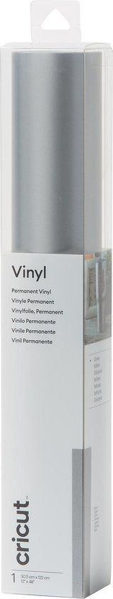 Cricut Premium Vinyl Permanent 30x120cm (Silver)