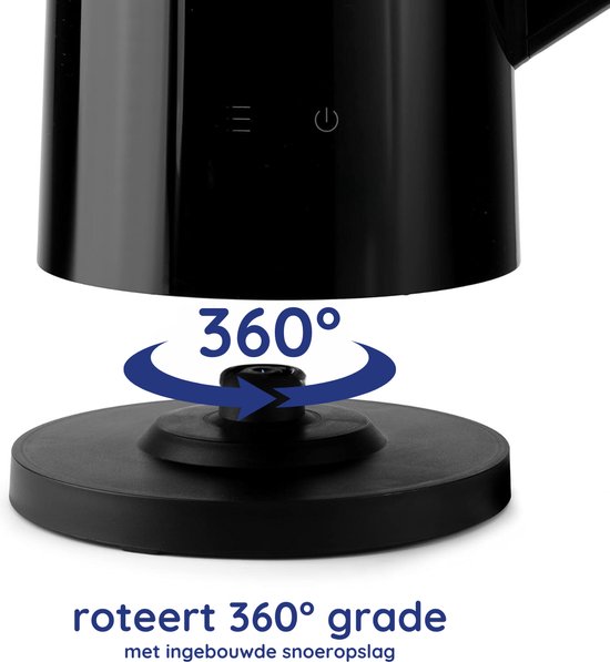 Bouilloire intelligente Safecourt Kitchen - Fonction maintien au chaud - 5 niveaux de température - 1,7 L - Noir