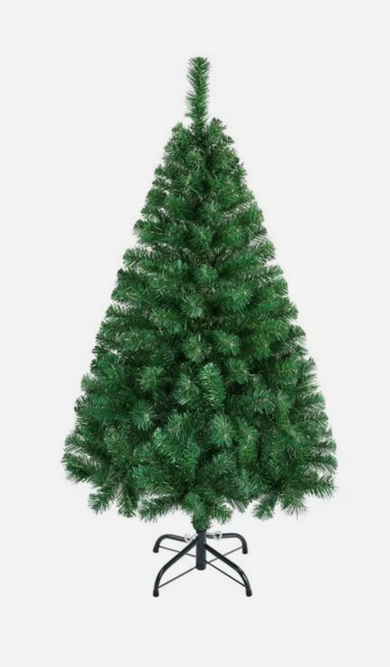 Sapin de Noël artificiel « Spar Groen » 120 cm – 208 branches – Fabriqué à la main et réaliste