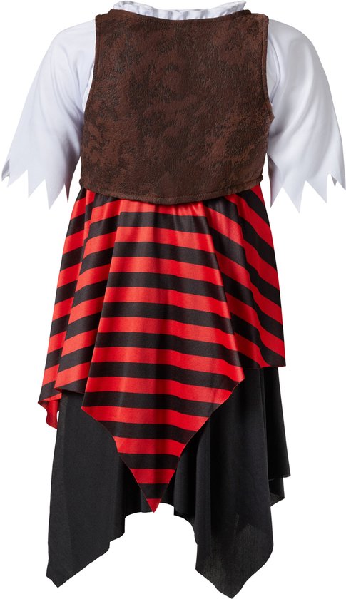 dressforfun - girls costume pirates - 128 (7-8y) - Costume carnaval - Halloween - Dress up - Party wear - Party - Party wear