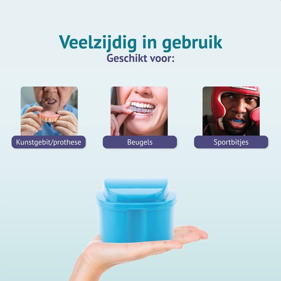 Alyze Plateau pour prothèses dentaires - Plateau pour brackets - Avec égouttoir - Pour - Appareils dentaires - Dentures - Plateau pour prothèses dentaires - Boîtier pour brackets - Plateau