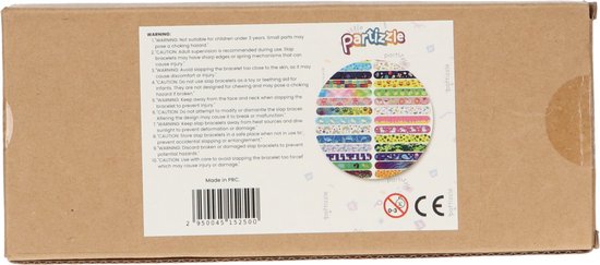 Partizzle 48x Kit Bracelets à Gifles - Bracelet à Gifles / Bracelets à Clics - Bracelet à Gifles Cadeaux d'évasion - Bracelet de Graduation Cadeaux de Traitements - Pour les Enfants