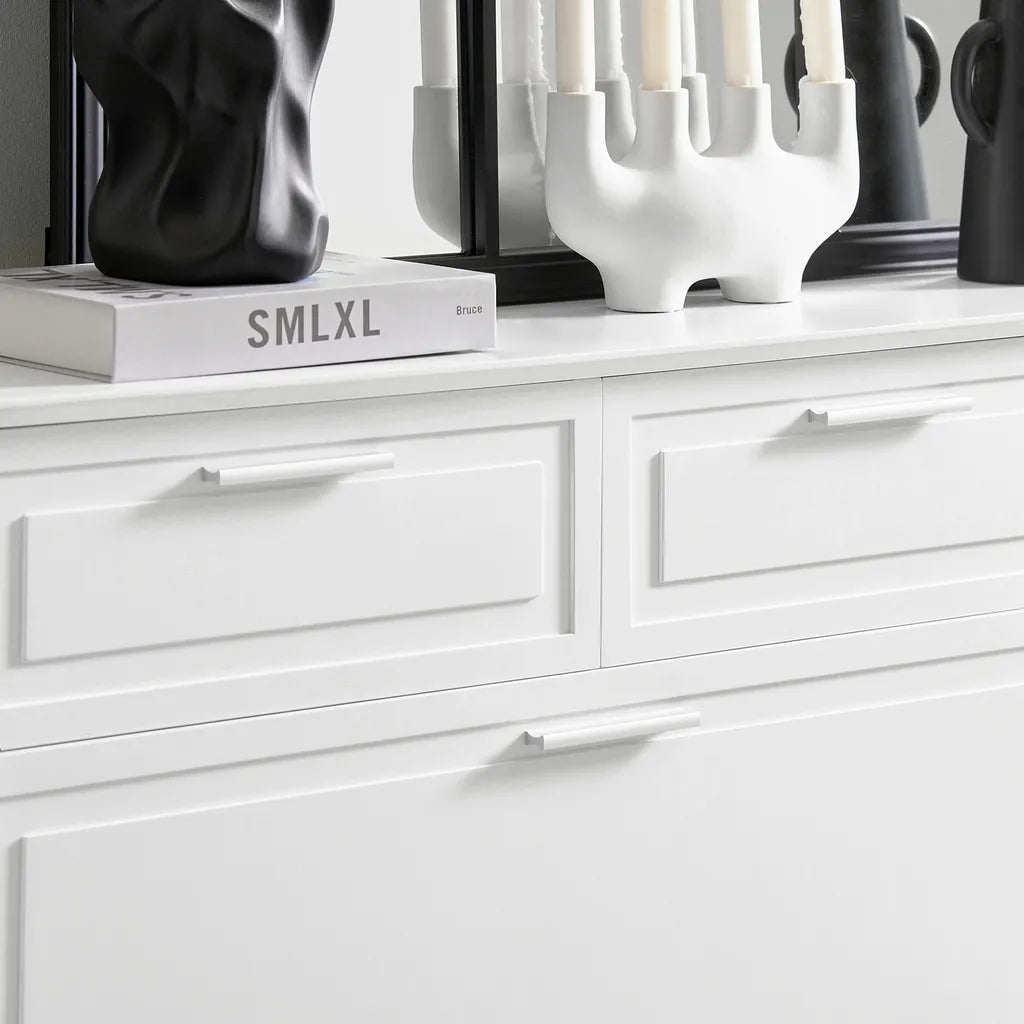 SoBuy Shoe Rack - FSR104-W - MDF & PB - Max. 60kg - 102x96x24cm - Blanc