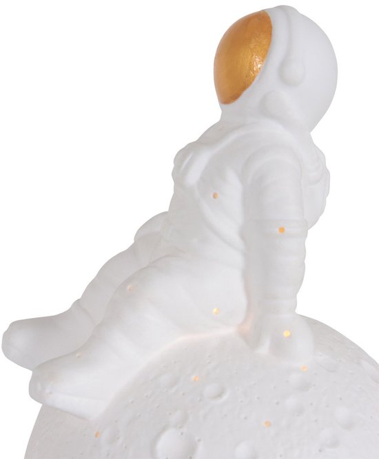 Lampe de table Anne Lighting Jazz - blanche - céramique - 13 cm - douille E14 - 3108W