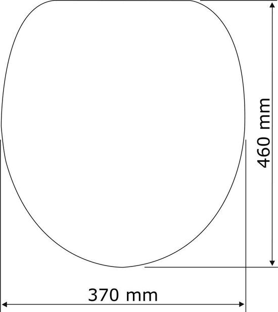 Siège de WC Wenko Aurora 36,2 x 45 cm, thermoplastique, blanc