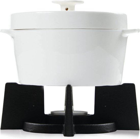 Boska Cheese Baker - Plat à four avec base - pour Camembert - Fondue au fromage - Blanc