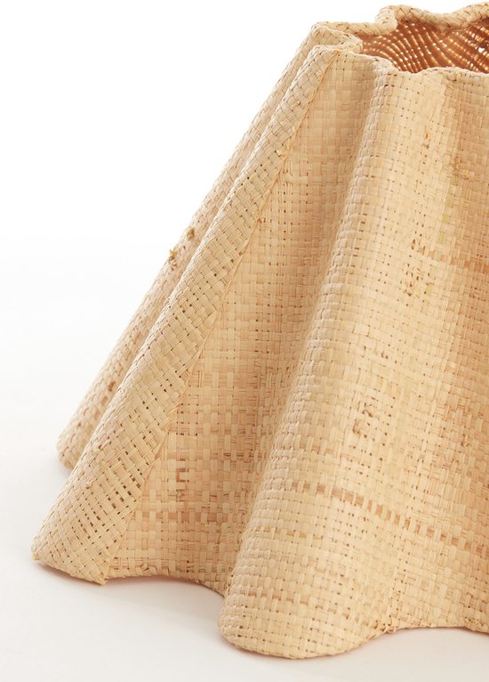 Light & Living - abat-jour - Bezaha - naturel - tissu - Ø 11 cm - E27 - 2035935
