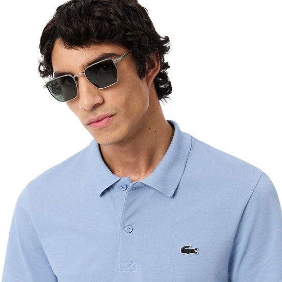 Polo Lacoste respirant, bleu clair - Taille L - Homme