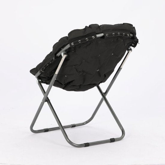 Chaise Moon pliable – Chaise de camping – Chaise longue – Réglable – Chaise pliante rembourrée