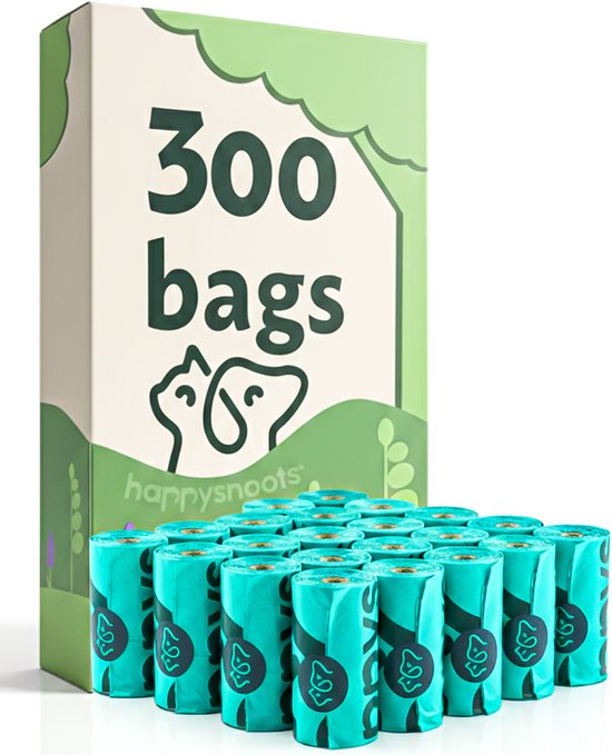 300 sacs biodégradables pour ramasser les déjections canines - Lavande - Dog Poop Bags - Sacs pour chiens - Sacs pour ramasser les déjections de chats et de chiens