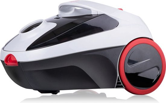 Aspirateur Dirt Devil avec sac DD2001 - Filtre HEPA 10 - 2 accessoires - 800W - Gris/Rouge