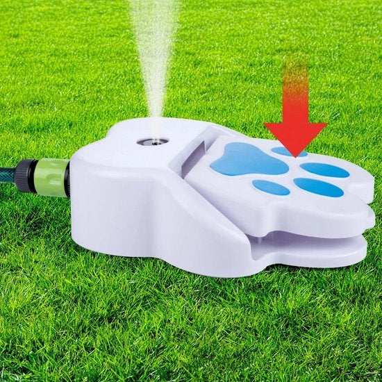 Fontaine à eau maxxpro avec pédale - Raccordement pour tuyau d'arrosage inclus - Jouets d'extérieur