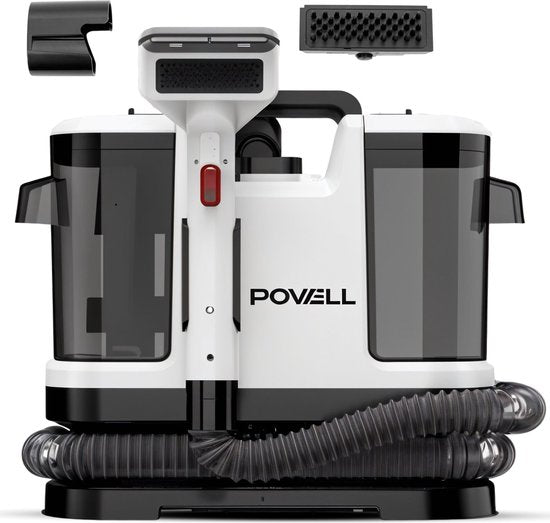 Powell Carpet Cleaner - Stain Cleaner - Sofa Cleaner - Furniture Cleaner - Carpet Vacuum Cleaner - Cleaning Machine - Carpet Cleaner - 450 Watt - White