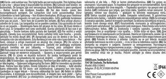 Ceruzo Lumières de Noël colorées - Micro Cluster - 1000 LEDs - 20 mètres - 8 fonctions lumineuses + mémoire - multicolore