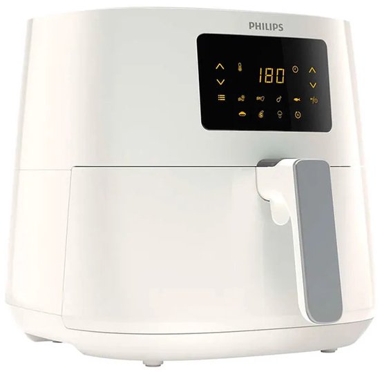 Friteuse Philips série 3000 HD9270/00, 6,2 l - 2 000 W - Friteuse à air chaud, argent/blanc