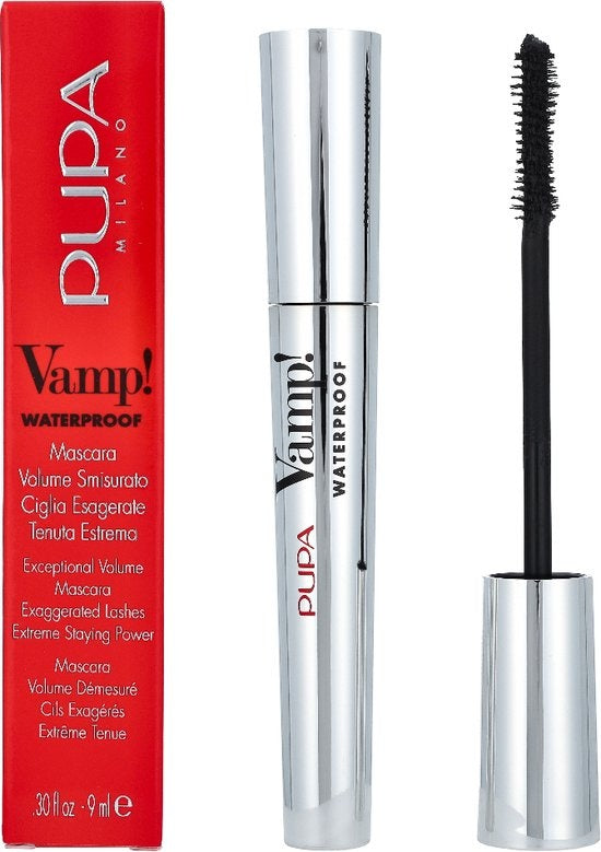 Mascara imperméable Pupa Milano Vamp ! - 001 Extra Black