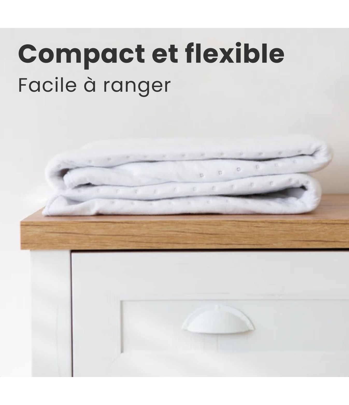 Couverture chauffante électrique - Auronic - 1 personne - 150x80cm - Blanc