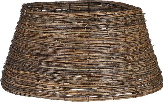 Décoration sapin de Noël - House of Seasons -jupe de sapin - H26 x Ø55 cm - Marron