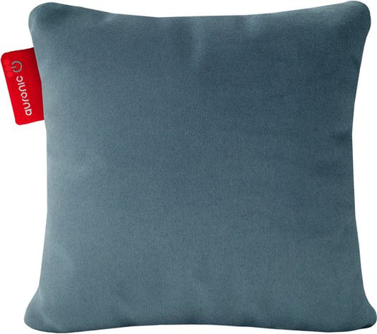 Auronic Heat Pillow - Classic - 45x45 - Sans fil - Rechargeable - Oreiller électrique - Infrarouge - Bleu