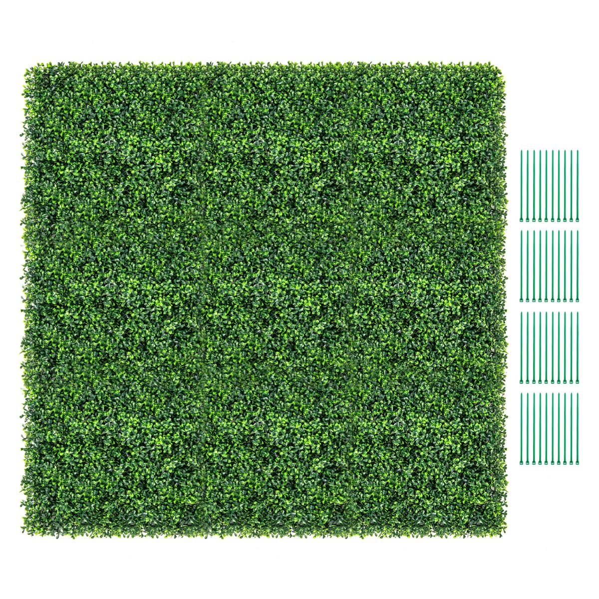 Coast Artificial Grass Wall Panels 12 pieces 50 x 50 cm Green - Imitation Gardenia Topiary pour l'intimité et la décoration