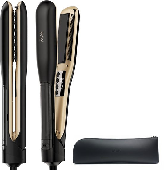 MAE® Steam Straight - Lisseur à vapeur - Lisseur à vapeur professionnel - noir