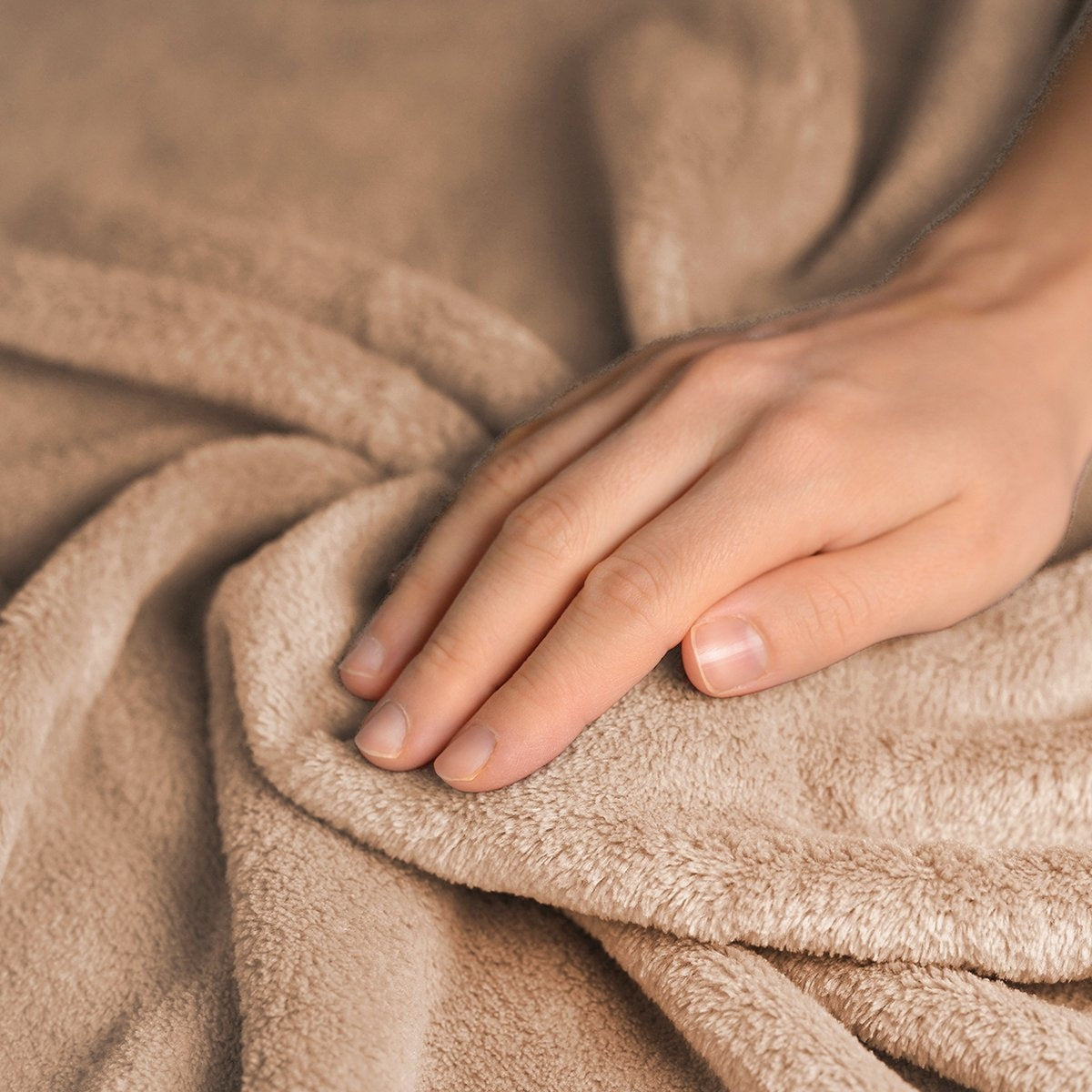 Couverture chauffante électrique - Auronic - 2 personnes - 3 niveaux - Avec minuterie - 200 x 180 cm - Bleu