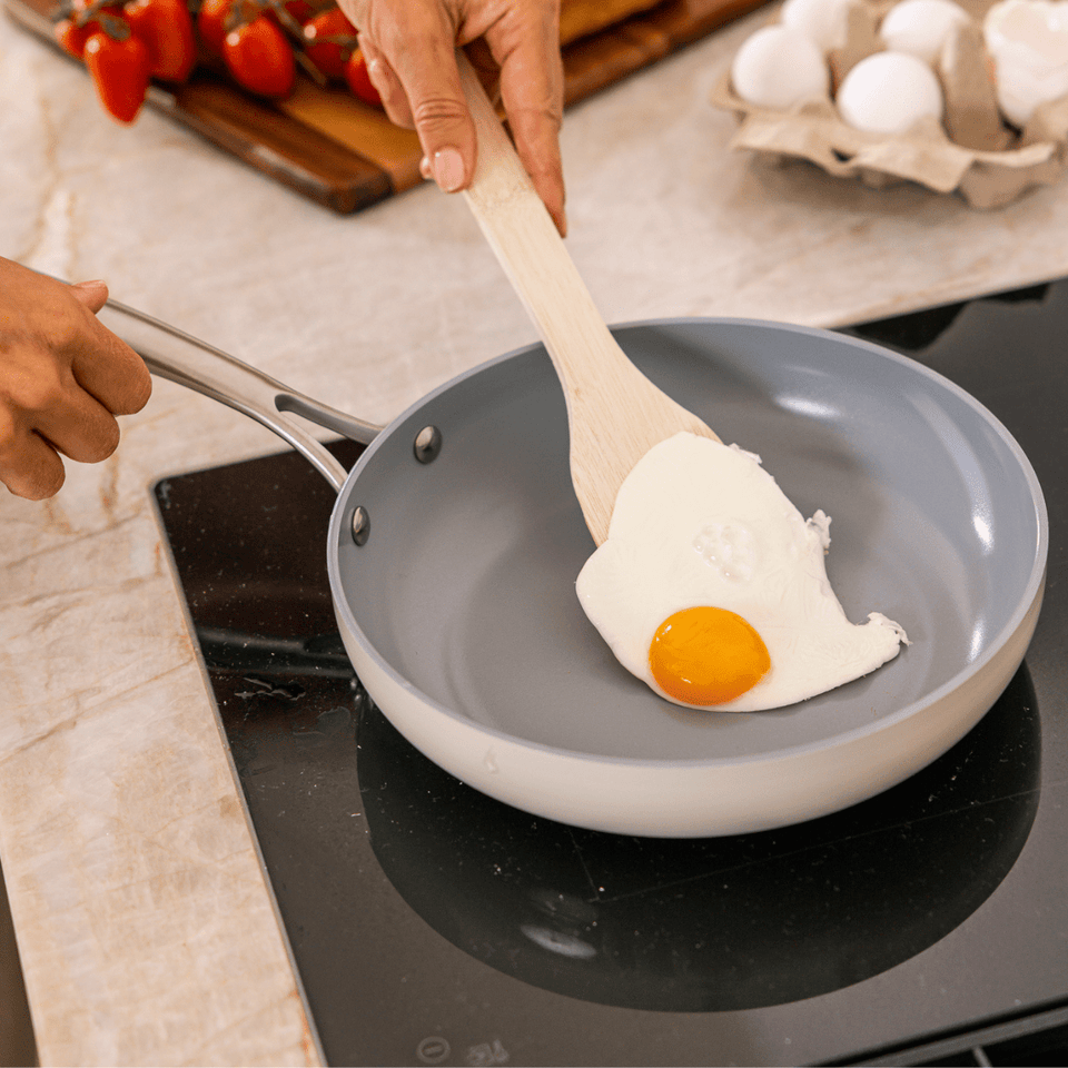 Poêle à frire Safecourt - Revêtement en céramique - Sans PFAS - Compatible induction - 24 cm