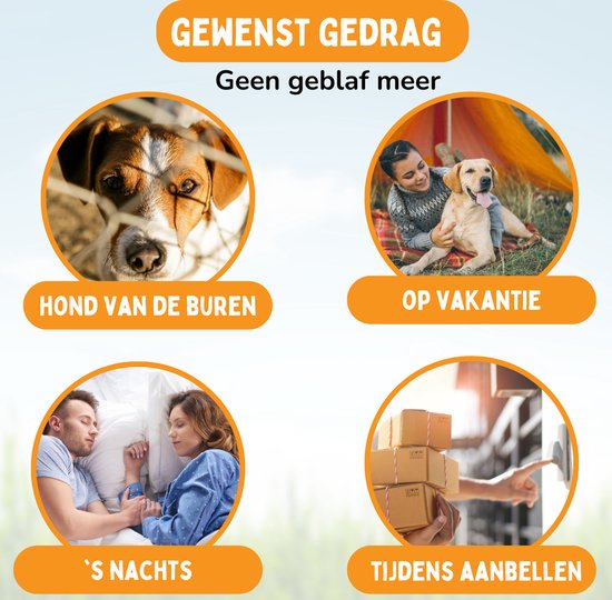 By Cee Cee Anti Bark Device For Dogs 2024 - Alternative au collier anti-aboiement - Ultrasonique et sans choc - Rechargeable - Convient à tous les chiens