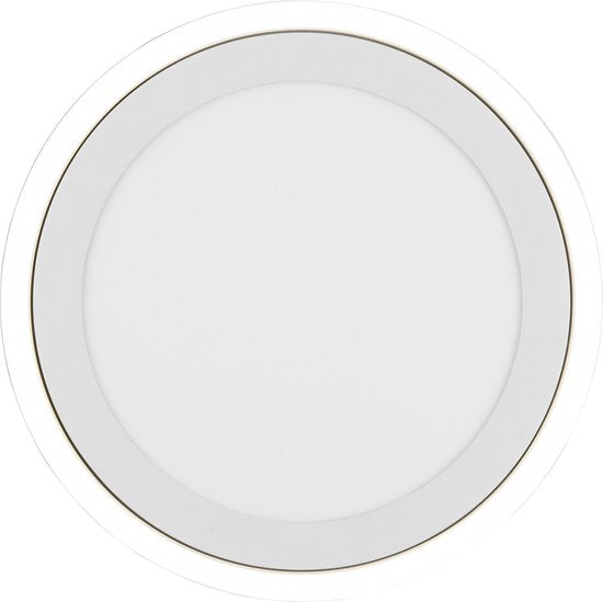 Reality - Lampe de plafond LED - Plafonnier - 24,5W - Blanc naturel 4000K - Rond - Blanc - Plastique
