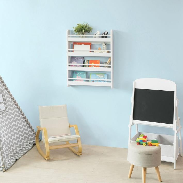 SoBuy KMB08-K-W Meuble de rangement - Suspendable - MDF - 60 x 12 x 80 cm - Blanc