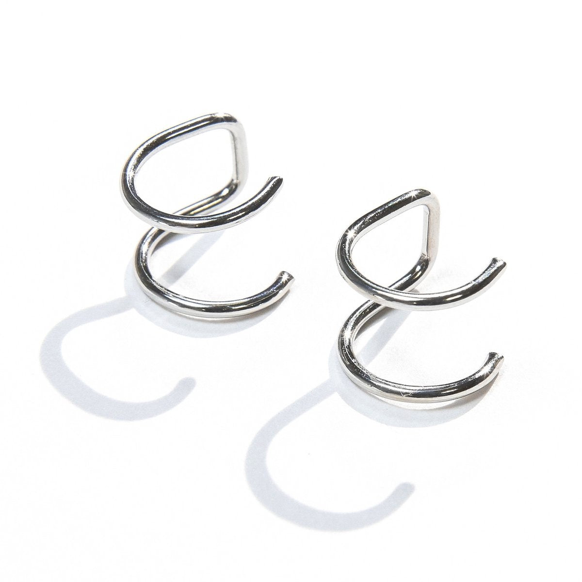 Boucles d'oreilles en argent - Laura Ferini - Ladies Ear Cuffs Isabella Argent