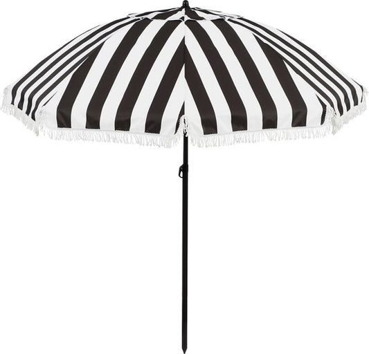 Parasol - In The Mood - Collection Osborn - H238 x Ø220 cm - Noir, blanc