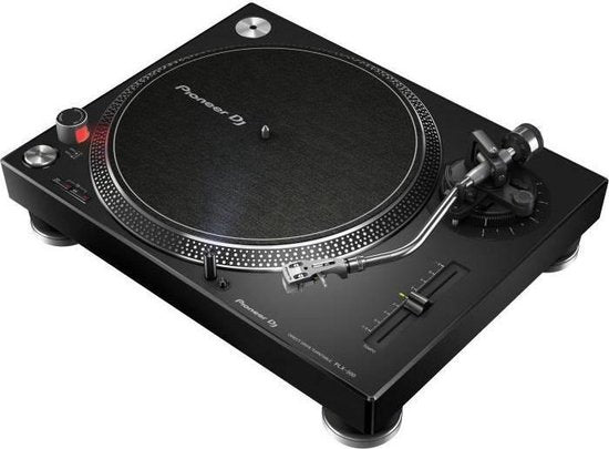 Platine vinyle Pioneer PLX-500 (DJ) à entraînement direct, noire