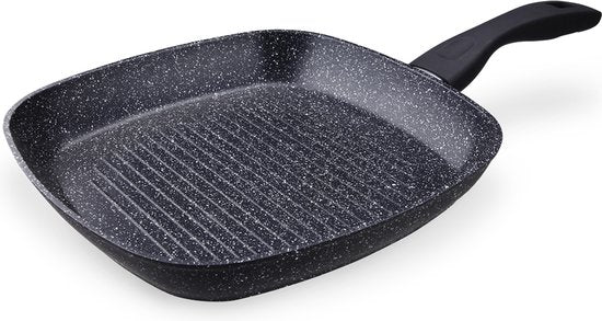 Westinghouse Poêle à griller - Ø 28 cm - Induction - Sans PFOA - Marbre noir