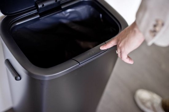 Poubelle à pédale Nexxt 60 L - Poubelle à poussoir