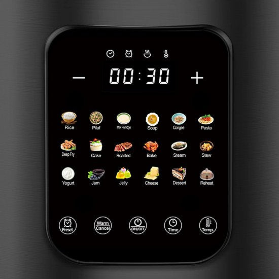Multicuiseur TurboTronic DMC21 avec 18 programmes de cuisson - Noir