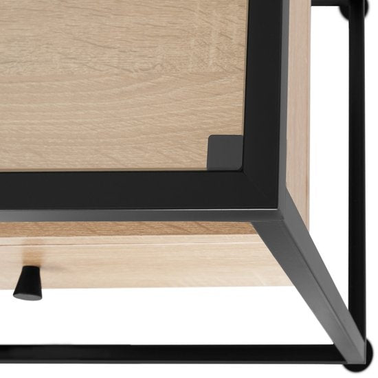 tectake - Table console buffet Lecture - industriel - brun clair - 101,5x41,5x80,5cm - 404691