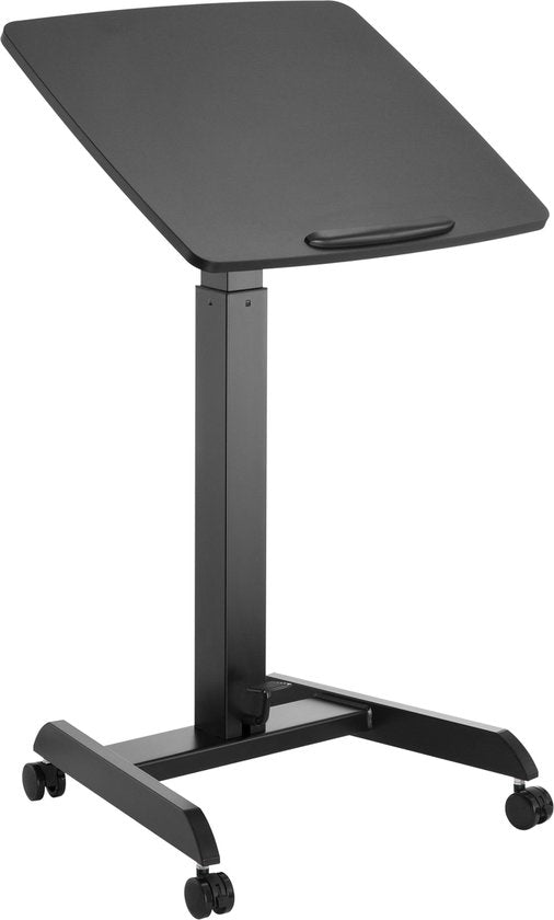 VDD Gaming - Table pour ordinateur portable - Bureau - Station assise - Station de travail - Hauteur réglable - Mobile - Support pour ordinateur portable
