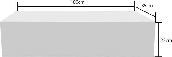 Buffet suspendu VDD - 100 cm de large - blanc