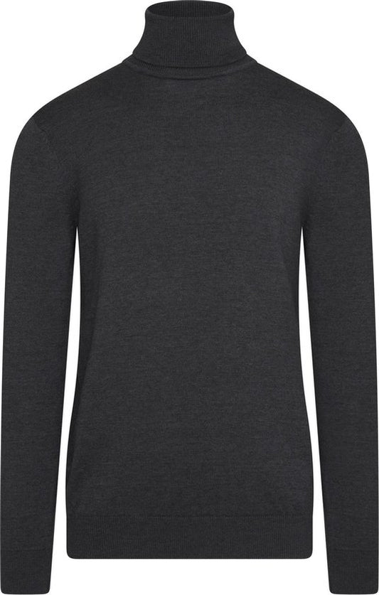 Cappuccino Italia - Pull homme col roulé anthracite - gris - Taille M